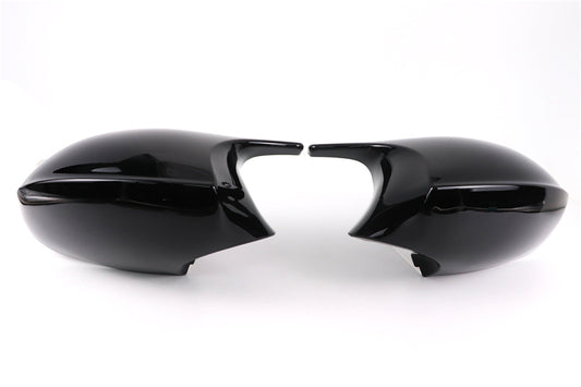 Gloss black/Carbon fiber side mirror covers for BMW 1/3-Series E9x/E8x